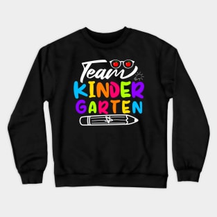 Team Kindergarten Boys Teacher Back To School Kinder Crew T-Shirt Crewneck Sweatshirt